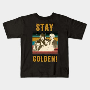 Cool Design Stay Golden Kids T-Shirt